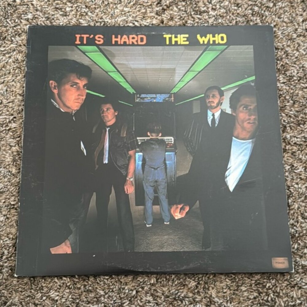 The Who It's Hard Vinyl Record 1982 Vintage - Picture 1 of 3